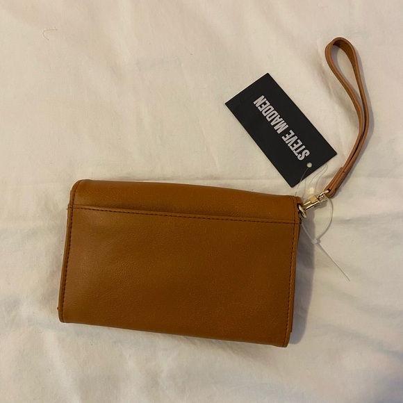 Steve Madden Brown Wristlet - Picture 2 of 5
